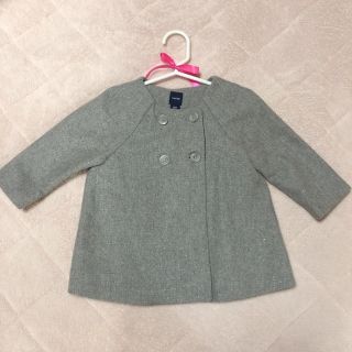 ベビーギャップ(babyGAP)の♡ babygap ラメ入りAラインコート 80 ♡(ジャケット/コート)