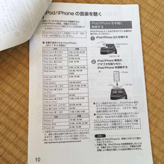 Panasonic(パナソニック)のパナソニックCDステレオシステム✳︎CD iPod ラジオPanasonic✳︎ スマホ/家電/カメラのオーディオ機器(スピーカー)の商品写真