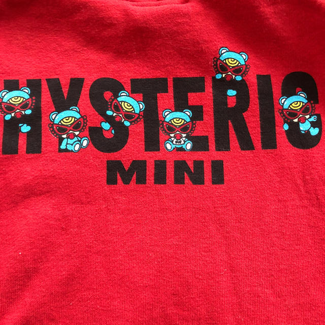 HYSTERIC MINI(ヒステリックミニ)の🐻パーカーワンピ❤ キッズ/ベビー/マタニティのキッズ服女の子用(90cm~)(ワンピース)の商品写真