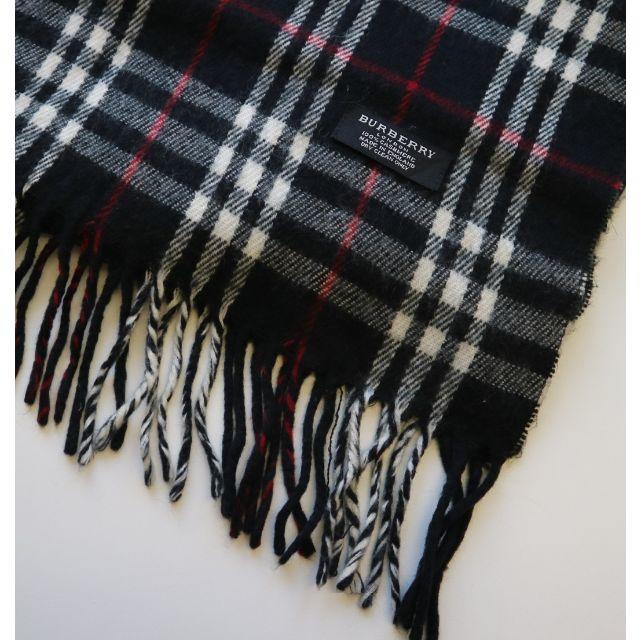 BURBERRY(バーバリー)のバーバリーマフラー カシミア100% 訳あり BM00155 レディースのファッション小物(マフラー/ショール)の商品写真