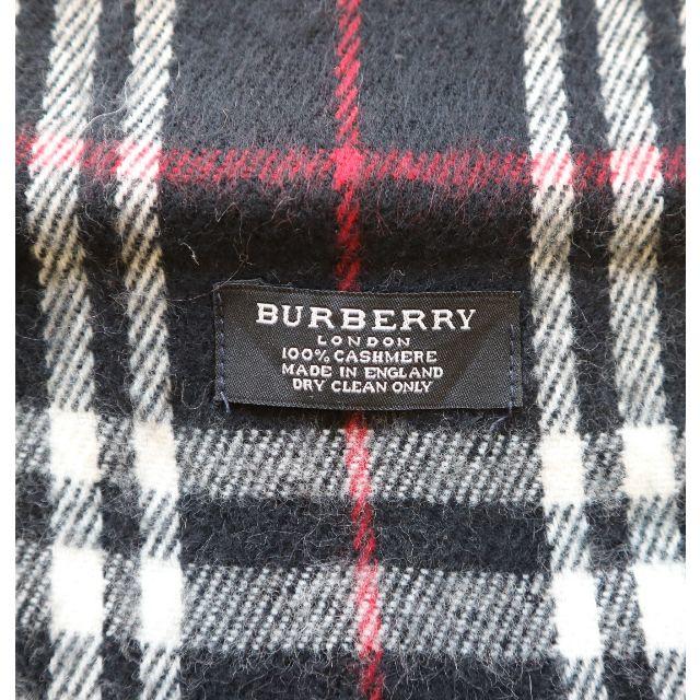 BURBERRY(バーバリー)のバーバリーマフラー カシミア100% 訳あり BM00155 レディースのファッション小物(マフラー/ショール)の商品写真