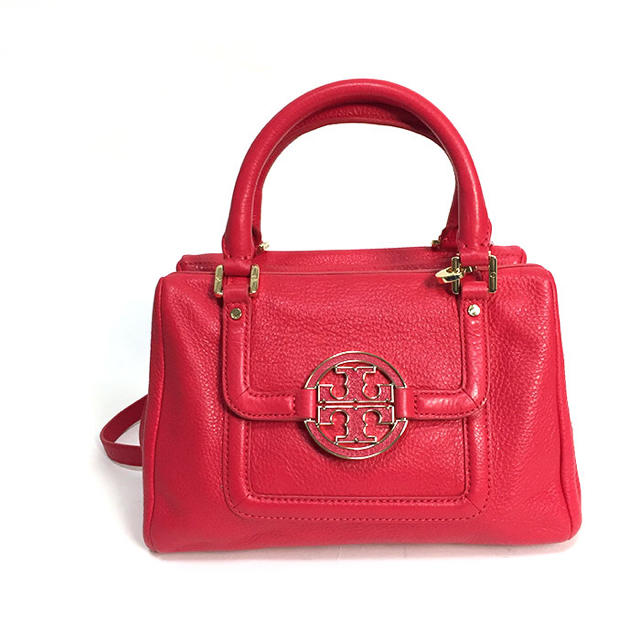 Tory Burch(トリーバーチ)の美品 トリーバーチ 2way ショルダーバッグ  レッド レディースのバッグ(ショルダーバッグ)の商品写真