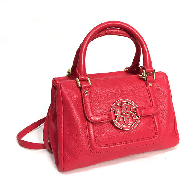 Tory Burch(トリーバーチ)の美品 トリーバーチ 2way ショルダーバッグ  レッド レディースのバッグ(ショルダーバッグ)の商品写真