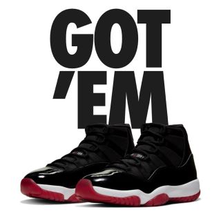 ナイキ(NIKE)のAIR JORDAN11 BRED(スニーカー)