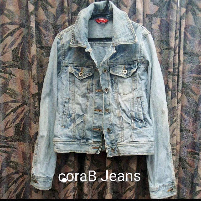 coraB Jeans/激安！ペンキちりばめダメージ加工デニムジャケットGジャン レディースのジャケット/アウター(Gジャン/デニムジャケット)の商品写真