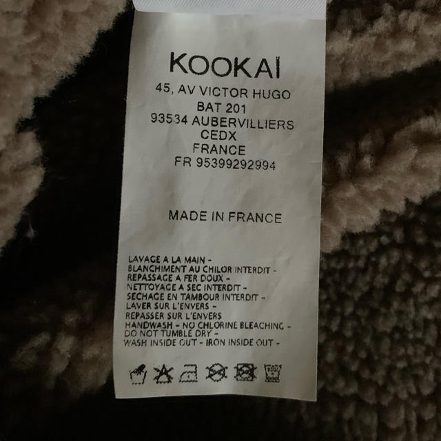 KOOKAI(クーカイ)のKOOKAI イミテーションムートンコート レディースのジャケット/アウター(ムートンコート)の商品写真