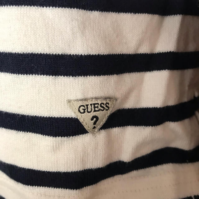 GUESS(ゲス)の定番ボーダーロンT メンズのトップス(Tシャツ/カットソー(七分/長袖))の商品写真