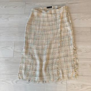 ザラ(ZARA)の未使用ZARA trf ミックスツィードスカート♡(ロングスカート)