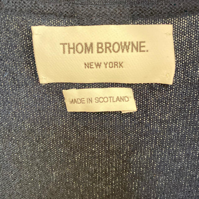 THOM BROWNE(トムブラウン)の美品　トムブラウン　thom browne カーディガン　0  カシミヤ メンズのトップス(カーディガン)の商品写真