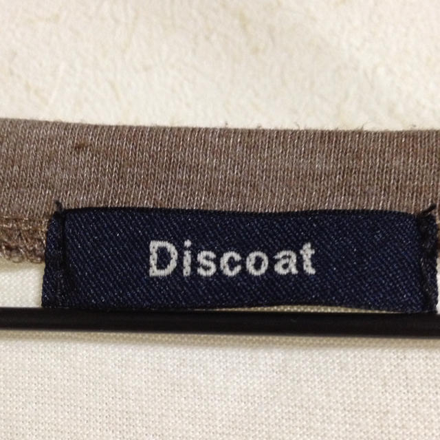 Discoat(ディスコート)の【値下】Discoat＊ラグランTシャツ レディースのトップス(Tシャツ(長袖/七分))の商品写真
