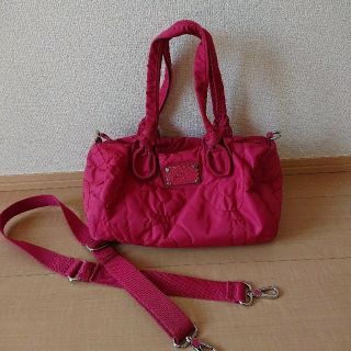 マークバイマークジェイコブス(MARC BY MARC JACOBS)の【お値下げ】マークジェイコブス ショルダーバッグ ２ＷＡＹ キルティング ピンク(トートバッグ)