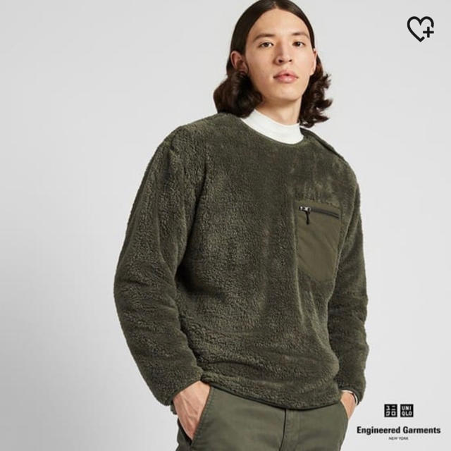 UNIQLO(ユニクロ)のUNIQLO フリースプルオーバー メンズのトップス(その他)の商品写真