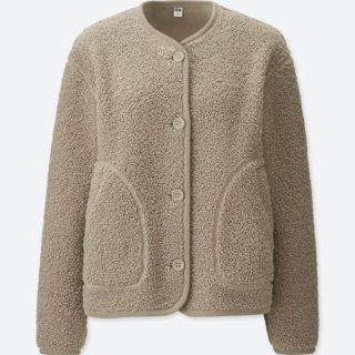 ユニクロ(UNIQLO)のノーカラーフリースジャケット UNIQLO(ノーカラージャケット)