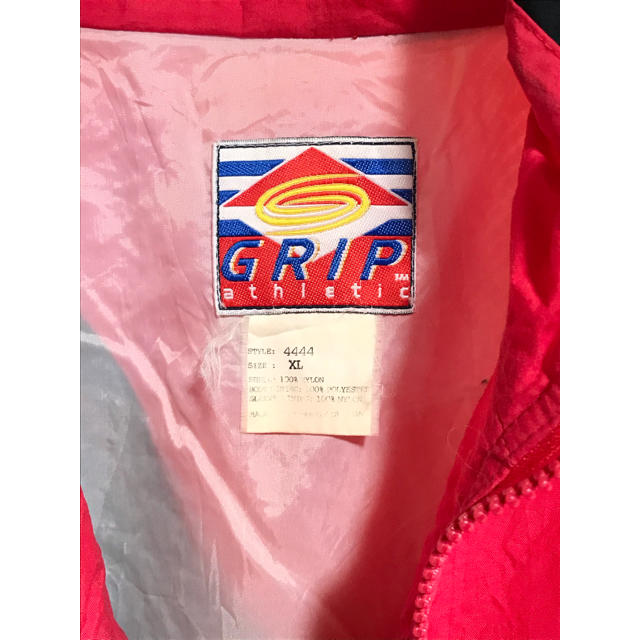 グリップアスレチック サザンミシシッピ ナイロンジャケット XL ビッグプリント メンズのジャケット/アウター(ナイロンジャケット)の商品写真