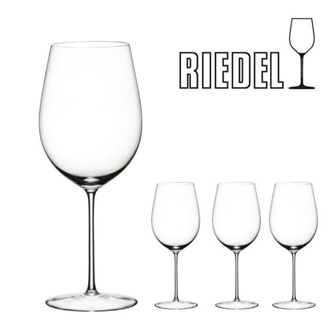 RIEDEL(リーデル)の新品未使用品★リーデル★赤ワイングラス★4脚セット★ブラヴィッシモ★RIEDEL インテリア/住まい/日用品のキッチン/食器(グラス/カップ)の商品写真