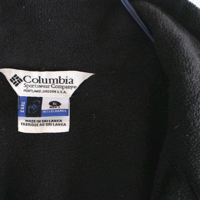 Columbia(コロンビア)のUS コロンビア 黒 フリース ジャケット XL メンズのジャケット/アウター(ブルゾン)の商品写真