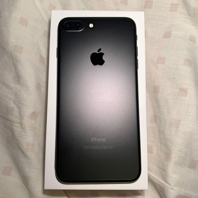 iPhone 7 Plus Black 128 GB au 美品 sim解除済