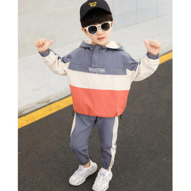 韓国こども服　セットアップ キッズ/ベビー/マタニティのキッズ服男の子用(90cm~)(Tシャツ/カットソー)の商品写真