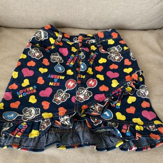 中古 品 ラヴァーズハウスのデニムスカート ひざ丈スカート