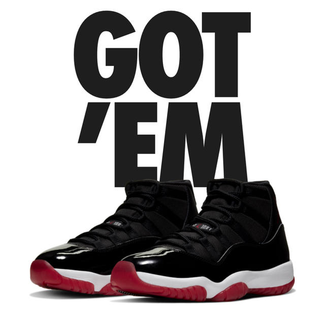 NIKE エアジョーダン11 BRED ナイキ 27cm - スニーカー