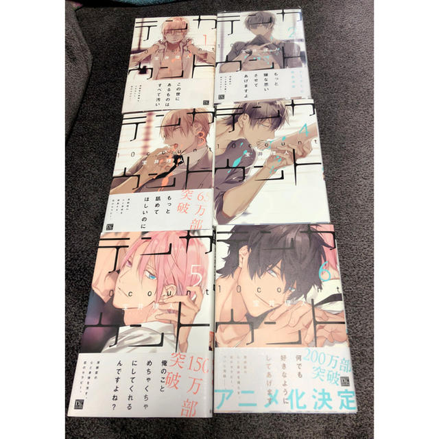  《まな様専用》テンカウント 全巻+ 俺が両性なんて認めない2冊セット エンタメ/ホビーの漫画(ボーイズラブ(BL))の商品写真