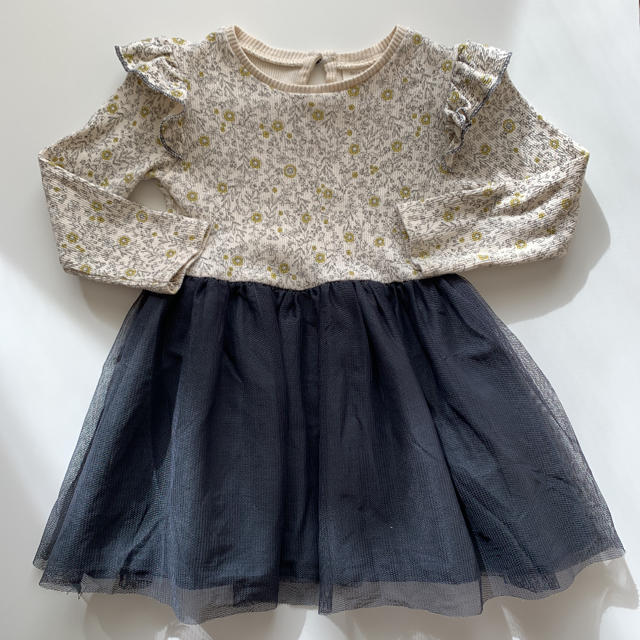 ZARA(ザラ)のZARAチュールスカートワンピース キッズ/ベビー/マタニティのキッズ服女の子用(90cm~)(ワンピース)の商品写真