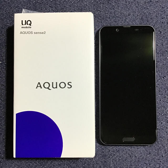 AQUOS sense2 SHV43 Black スマホ/家電/カメラのスマートフォン/携帯電話(スマートフォン本体)の商品写真