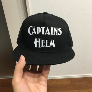 残り1日　captains helm キャップ　新品　ブラック(キャップ)