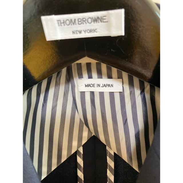 THOM BROWNE 新品 トムブラウン THOM BROWNE ジャケット アウター ジャケット テーラードジャケット 00 ネイビー 完売