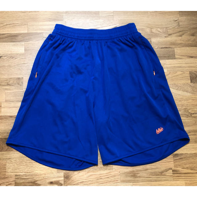 【美品】ballaholic Basic Zip Shorts L 青 BLUE