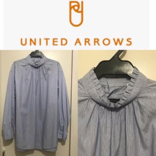 ユナイテッドアローズ(UNITED ARROWS)のユナイテッドアローズ☆スタンドカラーフリルシャツ(シャツ/ブラウス(長袖/七分))