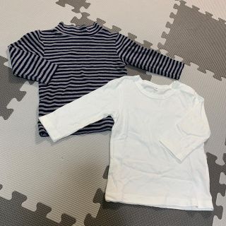 ムジルシリョウヒン(MUJI (無印良品))の無印良品 長袖トップス ２着セット(Ｔシャツ)