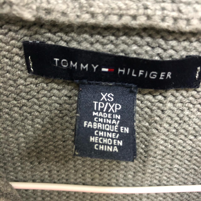 TOMMY HILFIGER(トミーヒルフィガー)のトミー　ニット　ジャケット レディースのトップス(ニット/セーター)の商品写真