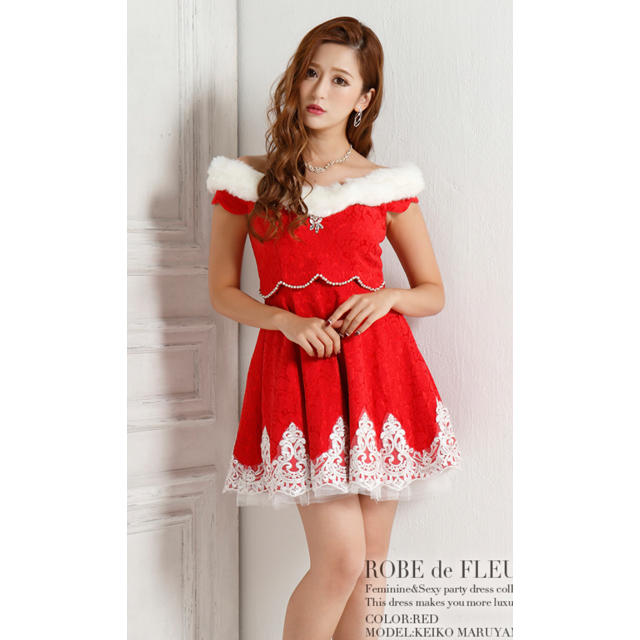 ROBE - ROBE de FLEURS オフショル2wayミニドレスの通販 by たん's