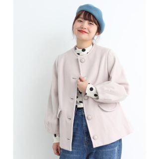 ドットアンドストライプスチャイルドウーマン(Dot&Stripes CHILDWOMAN)のドットアンドストライプス　ノーカラーハーフコート(その他)