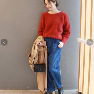 ジャーナルスタンダード(JOURNAL STANDARD)のJOURNAL STANDARD ヘアリーラウンドプルオーバー　モヘヤニット(ニット/セーター)