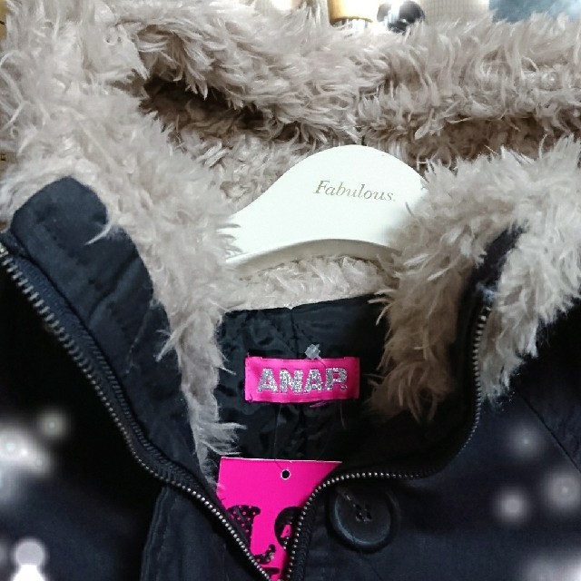 ANAP(アナップ)の❤️新品 モッズコート❤️ANAP フード ファー レディースのジャケット/アウター(モッズコート)の商品写真