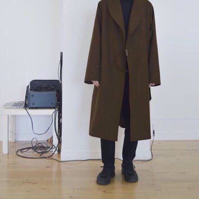 タイロッケンコート ブラウン size3 ウールサージ comoli 18AW - radiantbookstore.com