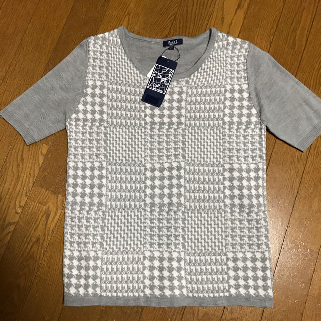 JUNKO SHIMADA(ジュンコシマダ)の未着用アクリル半袖セーター レディースのトップス(ニット/セーター)の商品写真
