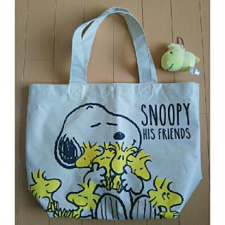 スヌーピー(SNOOPY)のスヌーピートートバッグ&キーホルダー(キャラクターグッズ)