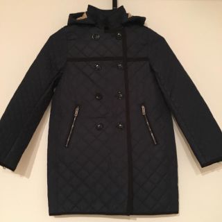 バーバリー(BURBERRY)のバーバリーキルティング　girls ダブルコート size 10Y(コート)