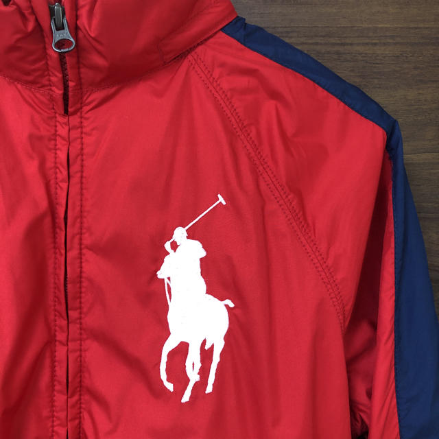 POLO RALPH LAUREN(ポロラルフローレン)のラルフローレン アウター　ジャンパー  赤×ネイビー　 レディースのジャケット/アウター(ナイロンジャケット)の商品写真