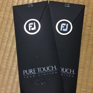 フットジョイ(FootJoy)のフットジョイ PURE TOUCH ピュアタッチ ツアーリミテッド 左手 2個(その他)