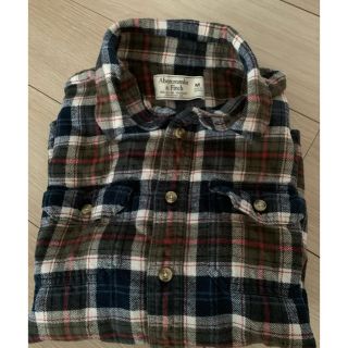 アバクロンビーアンドフィッチ(Abercrombie&Fitch)のアバクロ　チェックシャツ　メンズ(Tシャツ/カットソー(七分/長袖))