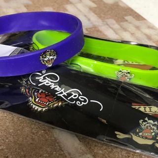 エドハーディー(Ed Hardy)のエドハーディー 　シリコンバンド　1500→1300 値下げ(ブレスレット/バングル)