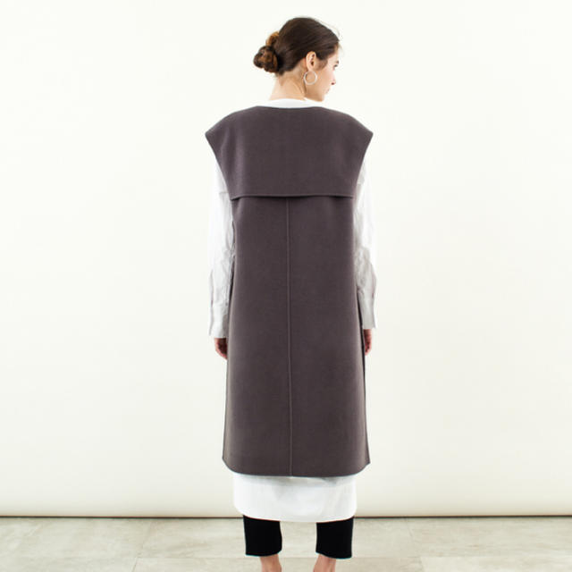 新品未使用品 今期 yonfa ヨンファ ウール ジレ コート New Arrival