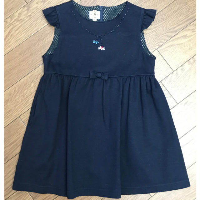 familiar(ファミリア)のお値下げ ファミリア ワンピース 100センチ キッズ/ベビー/マタニティのキッズ服女の子用(90cm~)(ワンピース)の商品写真