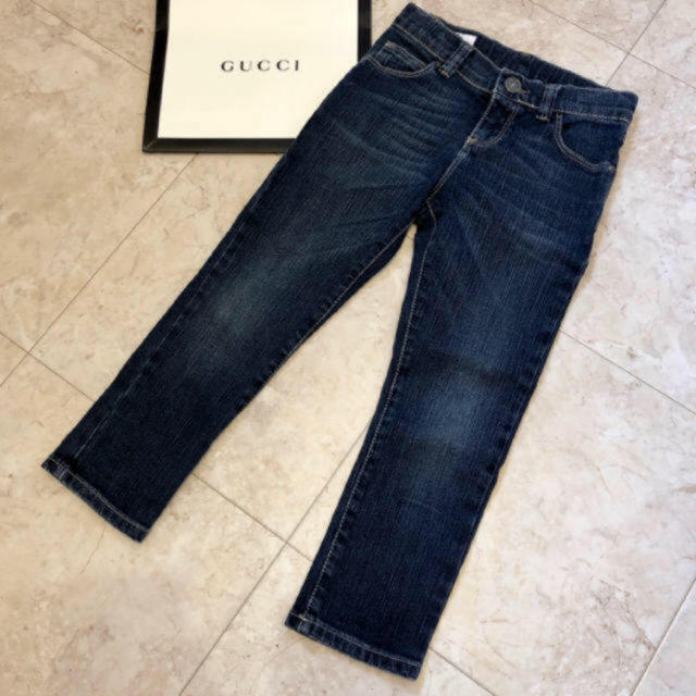 Gucci(グッチ)のGUCCI♡デニムパンツ♡100 キッズ/ベビー/マタニティのキッズ服男の子用(90cm~)(パンツ/スパッツ)の商品写真