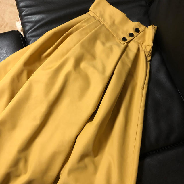 eimy istoire(エイミーイストワール)のボタンタックフレアスカート レディースのスカート(ロングスカート)の商品写真