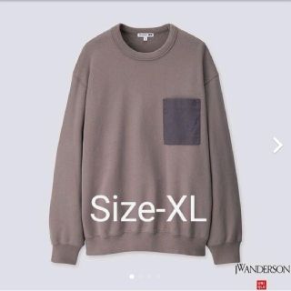 ジェイダブリューアンダーソン(J.W.ANDERSON)のＪＷアンダーソン 　Uniqlo　スウェットシャツ　グレー　SIZE-XL(スウェット)